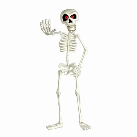 Angry Cartoon Skeleton — Stock Photo © Chastity 10058244
