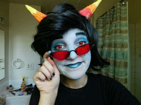 My Terezi Pyrope Cosplay From Homestuck Cosplay Carnival Face Paint Homestuck