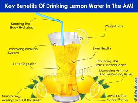 Key Benefits Of Drinking Lemon Water In The Am