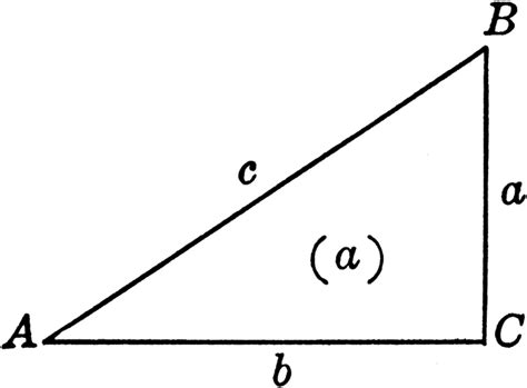 Right triangle word problems exercise 1 the known data for a right triangle abc is $a = 5 m$ and $b = {41.7}^{circ }$. Right Triangle ABC | ClipArt ETC