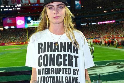 Cara Delevingne Says She Cried Watching Rihanna Perform At Super Bowl