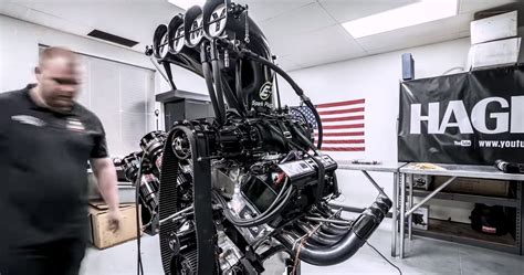 Watch A 11000 Hp Hemi V8 Engine Get Built In Mesmerizing Time Lapse Video