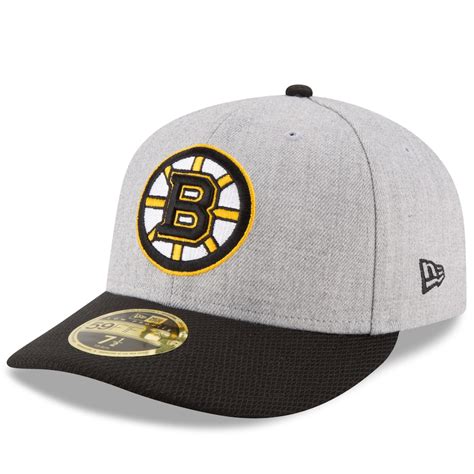 New Era Boston Bruins Heathered Gray Change Up Redux Low Profile