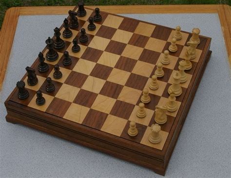 The free woodworking plans and projects resource since 1998. Chess board - by Craig55 @ LumberJocks.com ~ woodworking ...