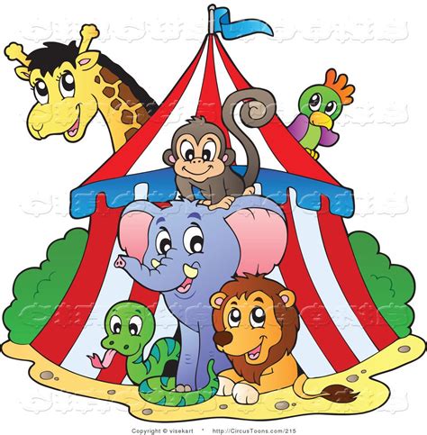 Circus Animals Royalty Free Circus Clip Art Of A Big Top Circus