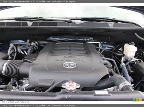 57 Liter I Force Dohc 32 Valve Vvt I V8 2018 Toyota Sequoia Engine