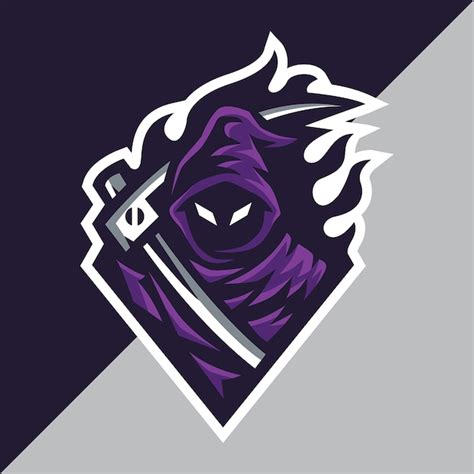Premium Vector Grim Reaper Esport Logo Template