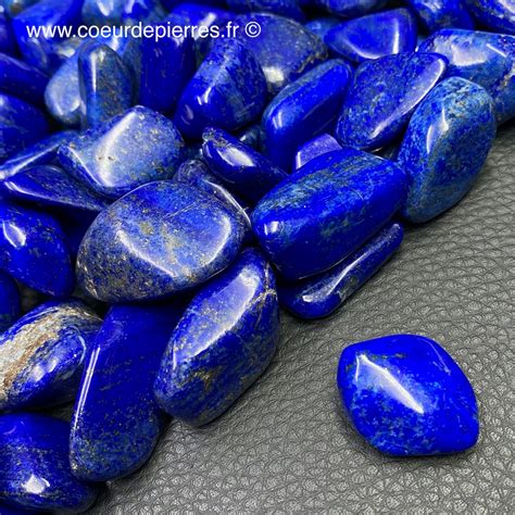 Lapis Lazuli Dafghanistan En Pierres Roulées Taille Moyenne Cœur