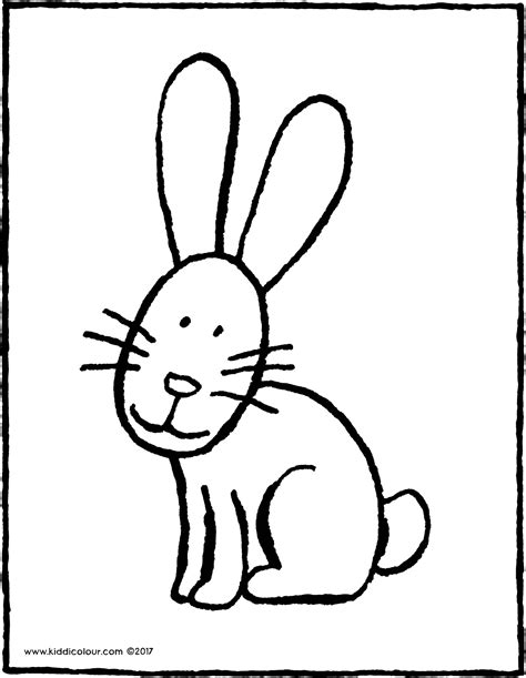 When children color, they strengthen the small muscles in their hands that help them learn to write. rabbit - kiddicolour
