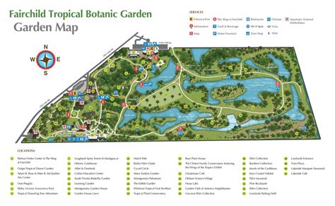 Florida Botanical Gardens Tourist Map Printable Maps