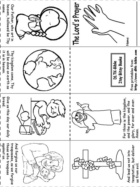 A collection of english esl worksheets for home learning, online practice, distance learning and english tutorials about creating worksheets. sunday school little book of Lords prayer, templates | Sunday school prayer, School prayer ...