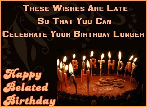 Belated Happy Birthday Wishes For - Husband Wife And Friends