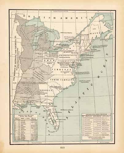 Map Of United States Territorial Expansion From 1791 To 1845 By George