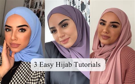 3 Easy Hijab Styles For Everyday Wear Hijab Fashion Inspiration