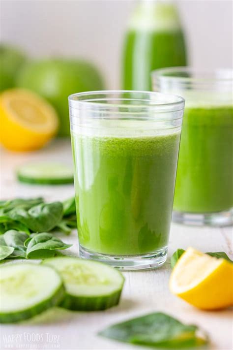 Fresh Green Juice Recipe Happy Foods Tube