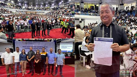 Mass Oath Taking Ceremony For Elected Barangay Officials Held In Davao City