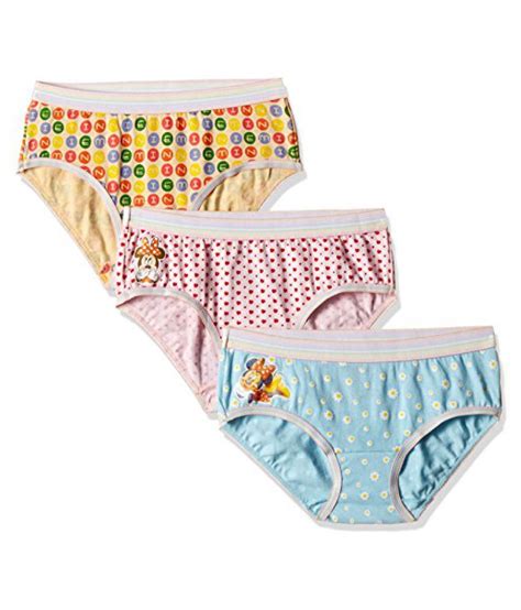 Disney Minnie Mouse Girls Panty Pack Of 3 Buy Disney Minnie Mouse