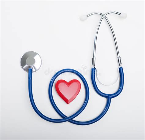Stethoscope And Heart Shaped Object Stock Image Image Of Shape