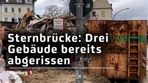 Abrissarbeiten an der Sternbrücke schreiten voran YouTube