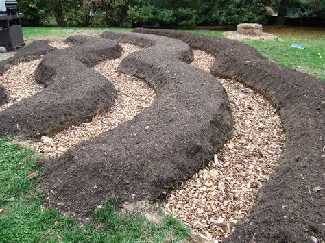 Raised Beds On Contour With Wood Chip Paths Ecologia Design 240344