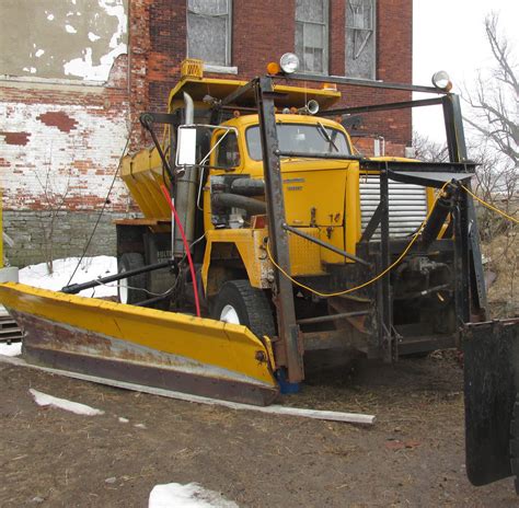 Ih Snowplowformer Town Of Hounsfield Snow Plow Snow Plow Truck