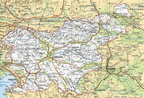 Slovenia Maps Printable Maps Of Slovenia For Download