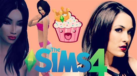 The Sims 4 Create A Sim Wwe Diva Brie Bella Youtube