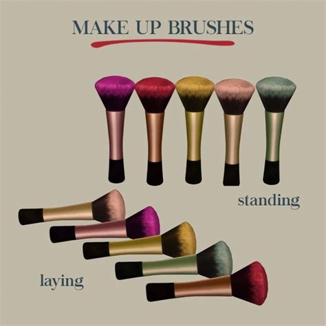 Makeup Brushes 2 At Leo Sims Sims 4 Updates