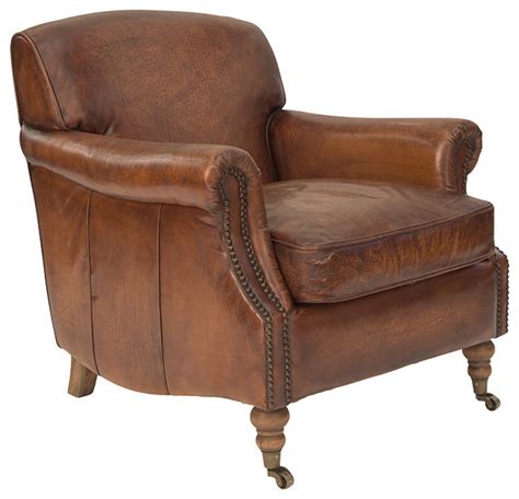 Or as low as £59.66 per month (0% apr) choose your deposit amount. Ladbroke Armchair in Antique Leather - Traditional ...