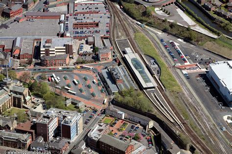 Blackburn Railway Station From The Air Aerial Photographs Of Great