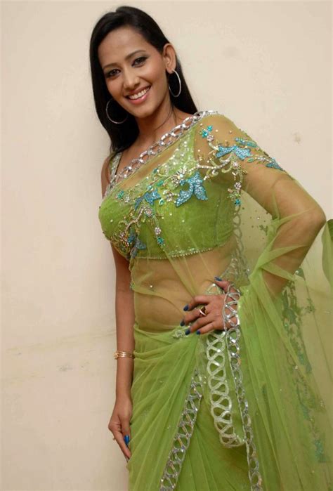 Sanjana Singh Hot Navel Photos In Transparent Saree Movie Photos Gallery