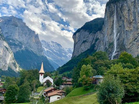 LAUTERBRUNNEN, the waterfall valley, Switzerland - From The Top of