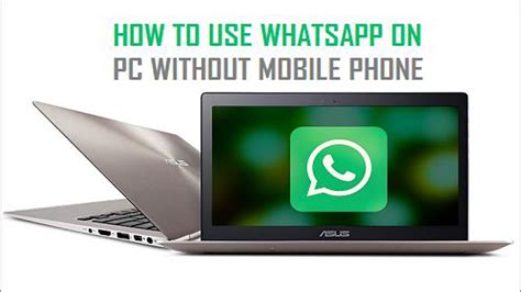 How To Use Whatsapp On Pc I Without Any Emulator I Easy Way I Without