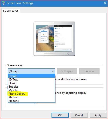 Photo Collage Screen Saver In Windows 10 Microsoft Community