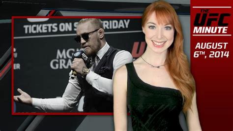 Ufc Minute Host Lisa Foiles Breaks Down All The Need To Know News For