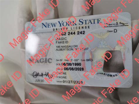 New York Driver License Scannable Fake Ids Magic