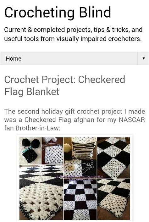 2pcs checkered flag car door side stripe skirt decal stickers for mini cooper s. Checkered flag nascar blanket | Crochet squares, Crochet ...