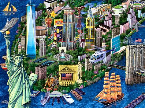 New York City Collage Architecture Art Cityscape Bonito Artwork