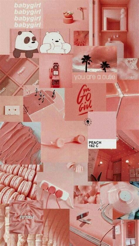 Pin by Та самая фламинго on исскуство Peach wallpaper Iphone