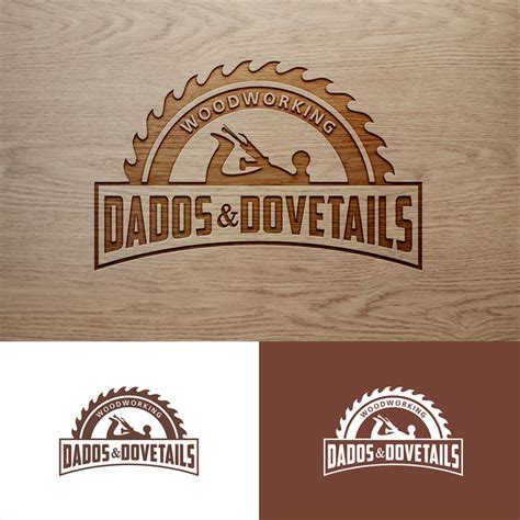 Create An Eye Catching Woodworking Logo For Dados And Dovetails Logo