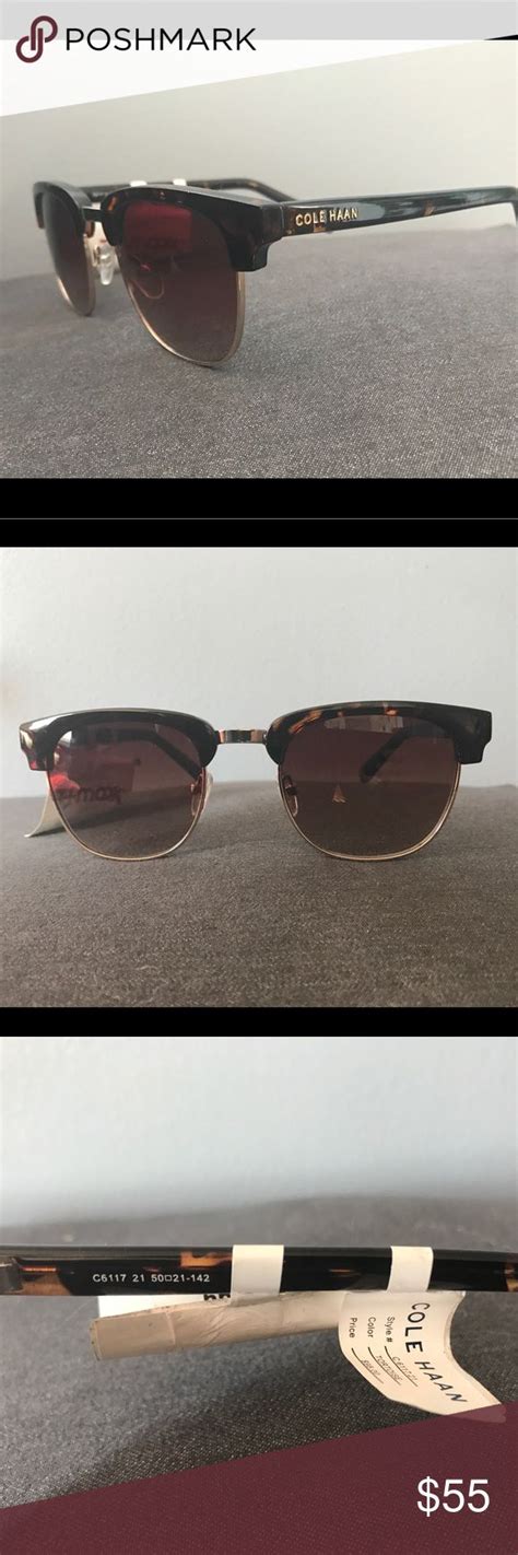 New Cole Haan Unisex Wayfarer Sunglasses Wayfarer Sunglasses Sunglasses Accessories Plastic