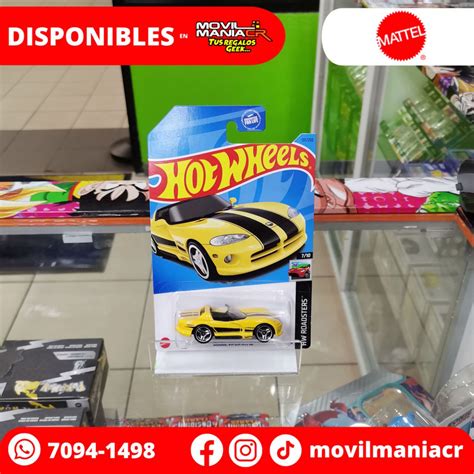 Mattel Hot Wheels Hw Roadsters Dodge Viper Rt10 131250 Amarillo