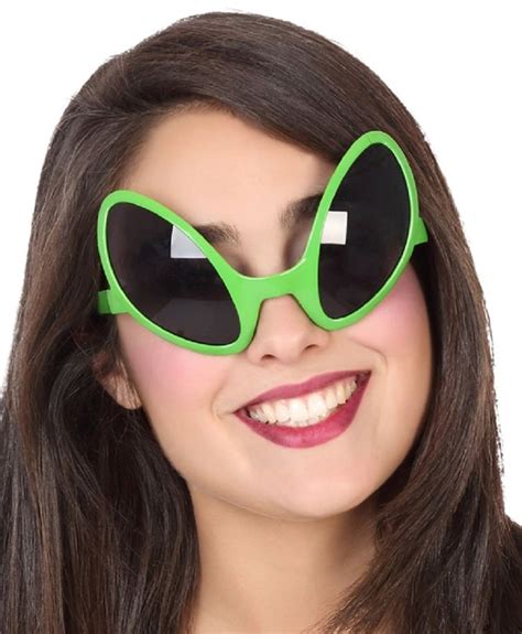 Adults Green Alien Novelty Glasses Novelty Glasses Glasses Heart Sunglass
