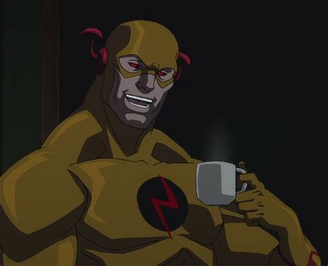 A Cartoon Character Holding A Coffee Cup In His Right Hand And Looking
