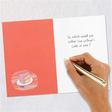 Cake Or Sex Funny Birthday Card Greeting Cards Hallmark