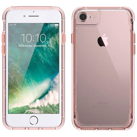 They make up the 11th generation of the notable changes include the removal of the rose gold color variant,9 addition of inductive charging, a faster processor, and improved cameras and displays. Griffin Survivor Clear Case For Iphone 8/7/6s - Rose Gold