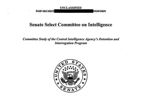 Senate Report On Cia Torture Program