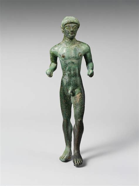 Bronze Statuette Of A Youth Etruscan Archaic The Metropolitan