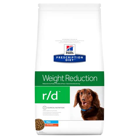 Squeeze contents into meat mixture. Hill's PRESCRIPTION DIET r/d Mini Dog Food with Chicken