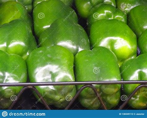 Green Peppers Stock Photo Image Of Shape Vegtable 136549112